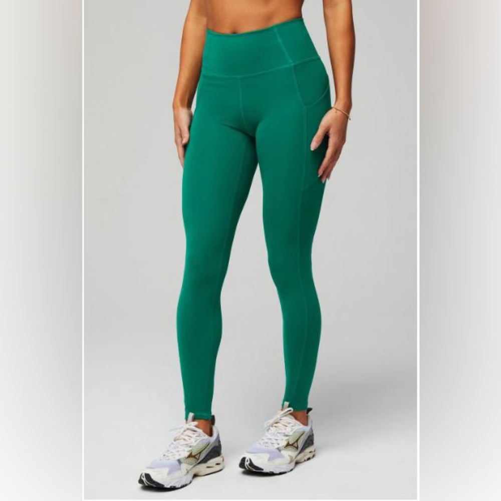 NWT- Fabletics PureLuxe HW Pocket Full length Leggings -FAIRWAY (27” inseam) - Picture 8 of 12